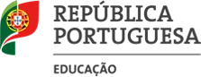 Logótipo da República Portuguesa / Educação, parceira do Conservatório Regional de Setúbal